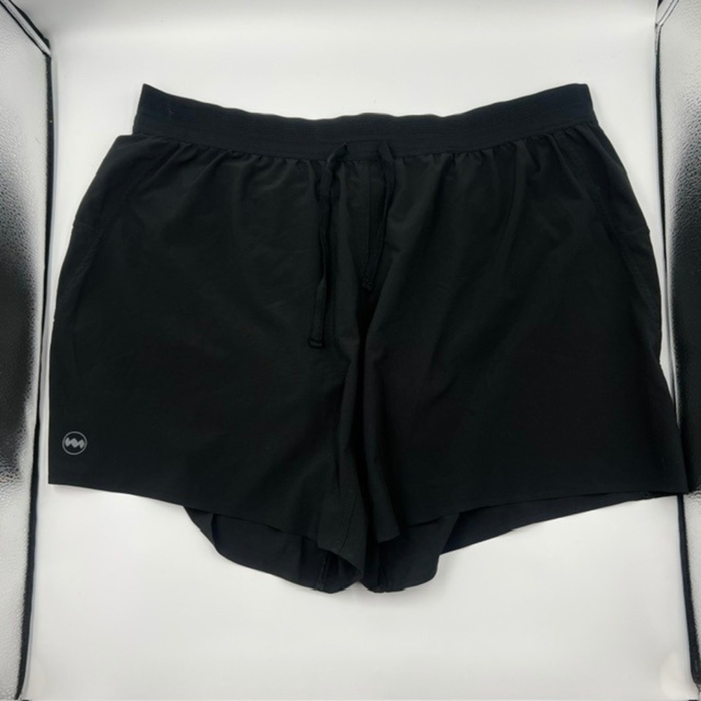 Janji Men's AFO Black Running Athletic Lined Training 5" Shorts Size Large
